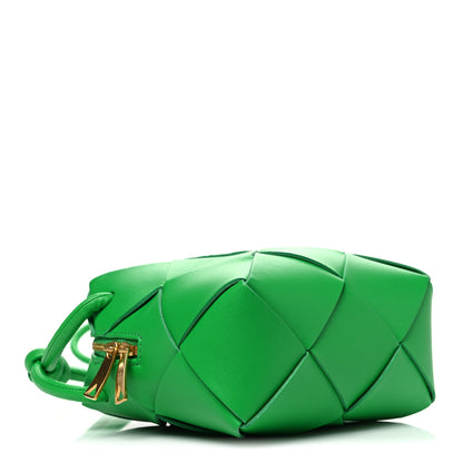 Bottega Veneta Lambskin Maxi Intrecciato Mini Cassette Camera Bag Parakeet 4 of 9