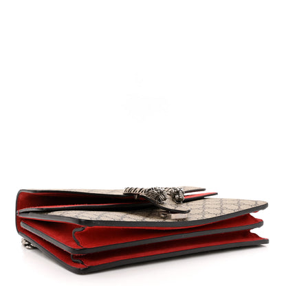 Gucci GG Supreme Monogram Small Dionysus Shoulder Bag Red 4 of 13