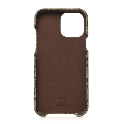 Gucci GG Supreme Monogram Ophidia iPhone 13 Pro Max Phone Case Brown 3 of 11