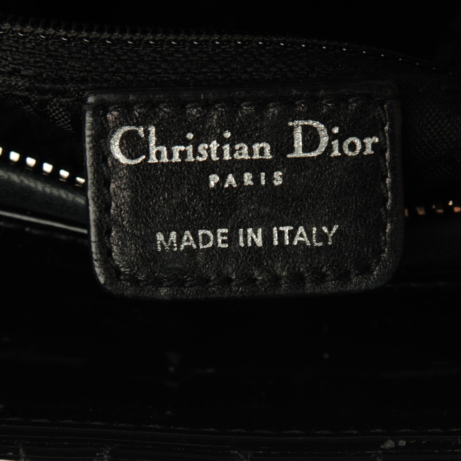 Christian Dior Patent Cannage Medium Lady Dior Black 6 of 7
