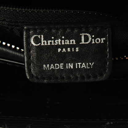 Christian Dior Patent Cannage Medium Lady Dior Black 6 of 7
