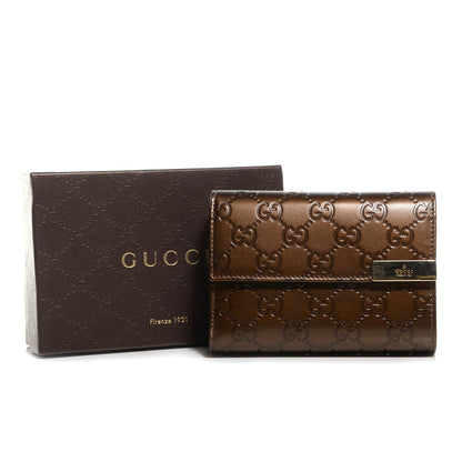 Gucci Guccissima Dice Compact Trademark Wallet Bronze 8 of 8