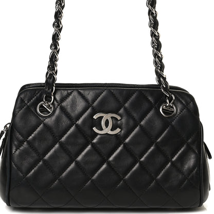 Chanel Lambskin Timeless Shopping Tote Black 8 of 19