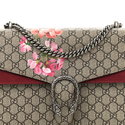 Gucci GG Supreme Monogram Blooms Medium Dionysus Shoulder Bag Beige Multicolor Dry Rose 8 of 10