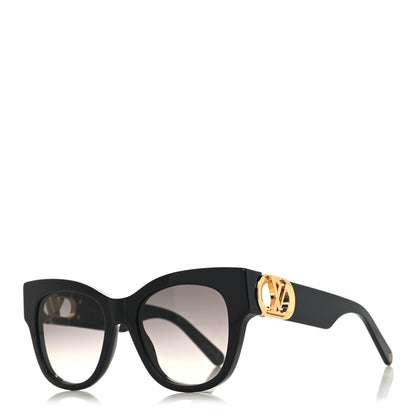 Louis Vuitton Acetate LV Link Square Sunglasses Z1568W Black 1 of 9