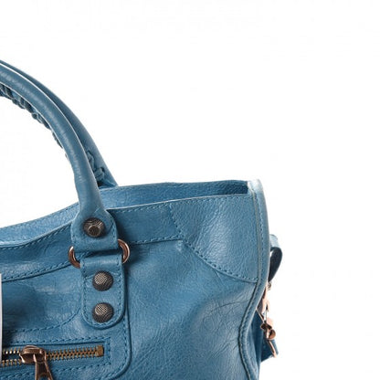 Balenciaga Agneau Giant 12 Rose Gold Hardware City Bleu Indigo 10 of 16