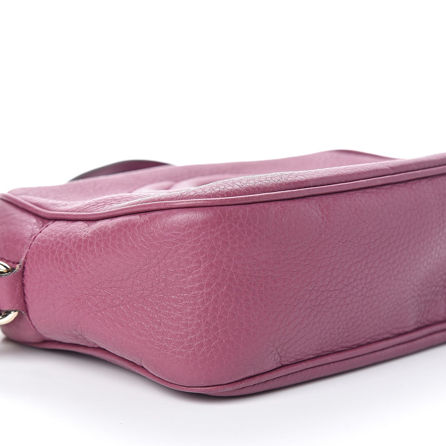 Pebbled Calfskin Small Soho Disco Bag Peonia Flower