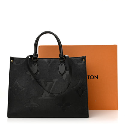 Louis Vuitton Empreinte Monogram Giant Onthego MM Black 11 of 11