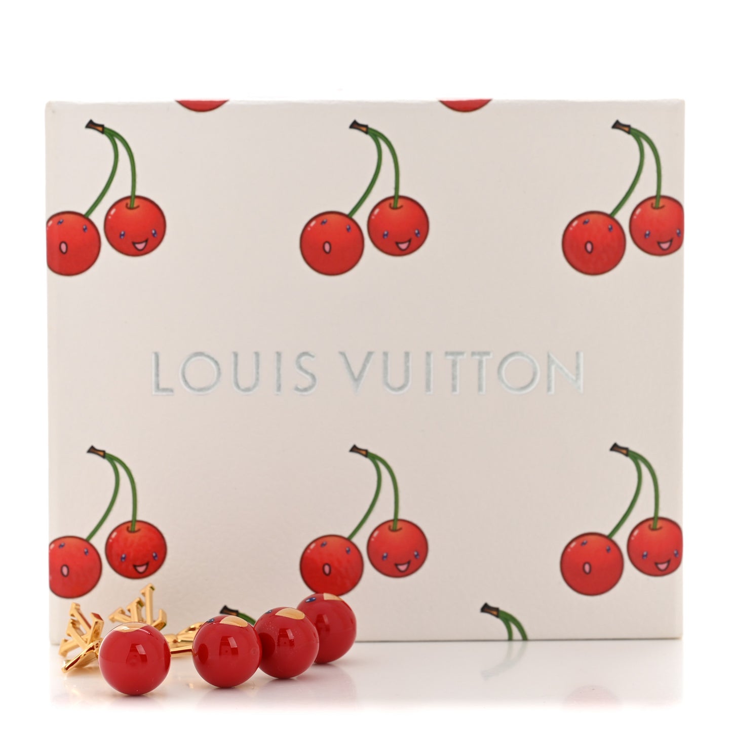LV X TM Cerise Earrings Gold Multicolor