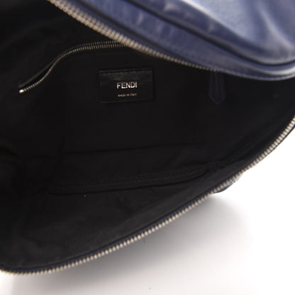 Fendi Vitello Grace Light Century Devil Eyes Belt Bag Navy White 5 of 12