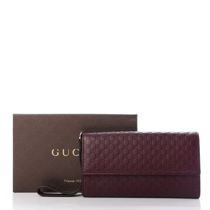 Gucci Microguccissima Travel Document Case Burgundy 9 of 9