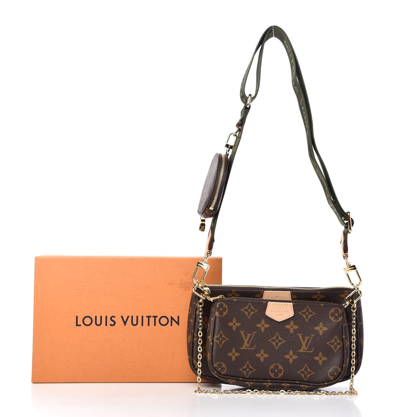 Monogram Multi Pochette Accessories Kaki