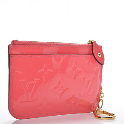 Louis Vuitton Vernis Key Pouch Rose Litchi 3 of 8