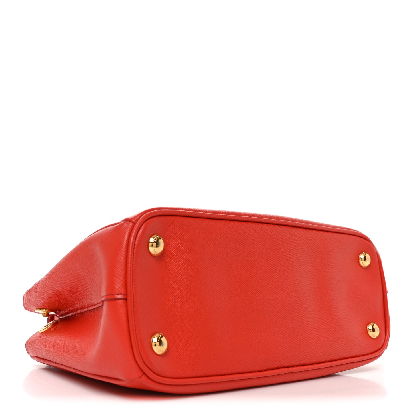 Saffiano Mini Galleria Double Zip Tote Lacca