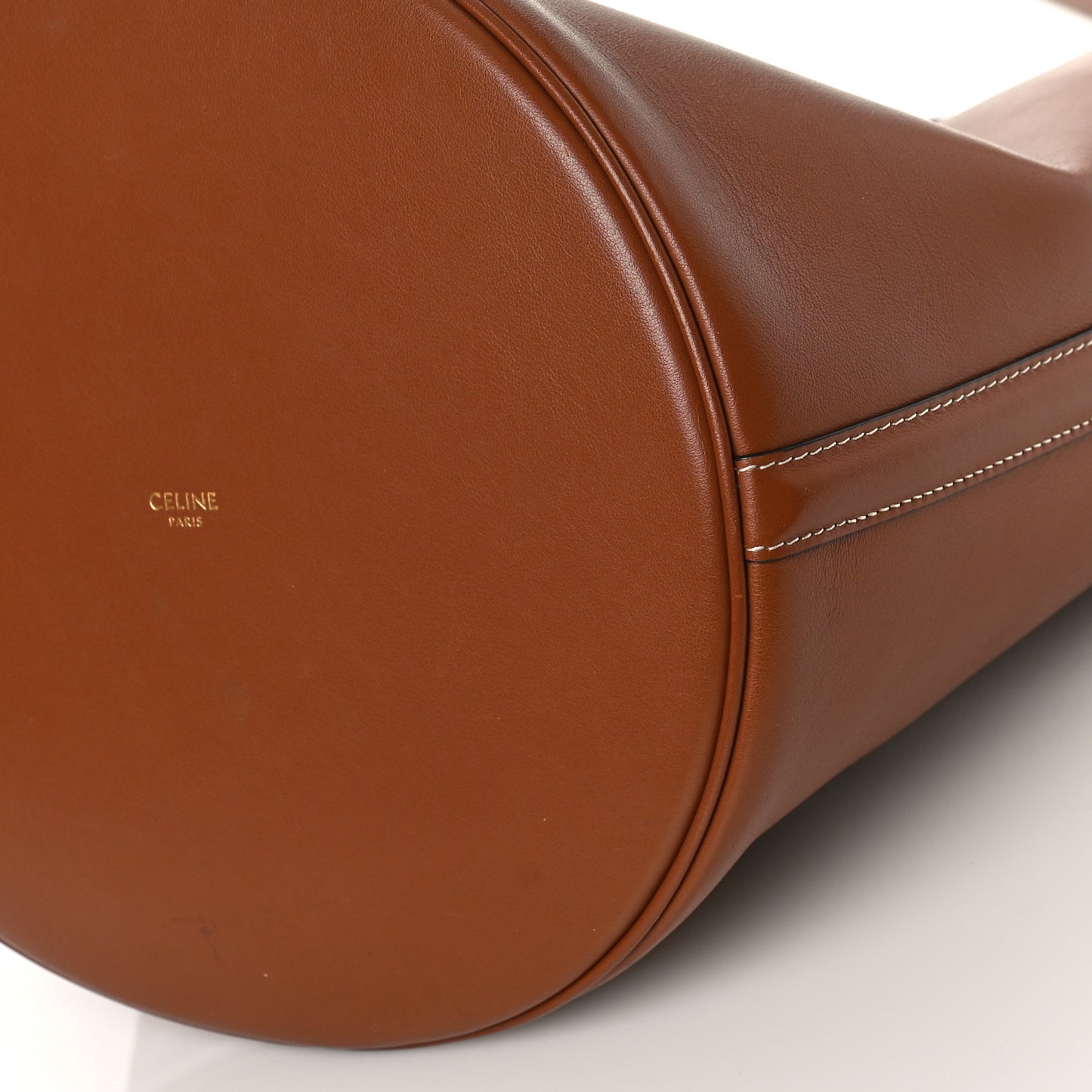Smooth Calfskin Bucket 16 Bag Tan