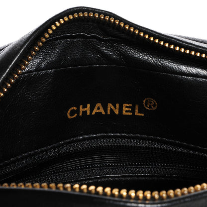 Chanel Lambskin Quilted Tassel Camera Case Black 6 of 8