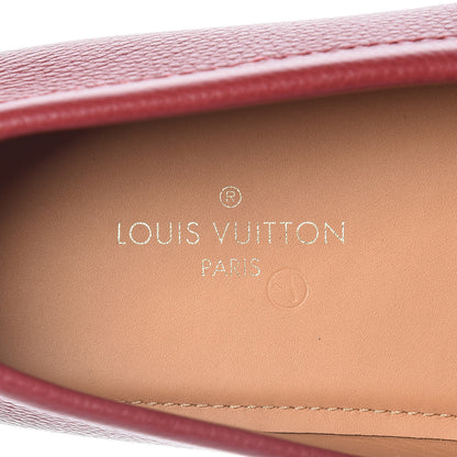 Louis Vuitton Calfskin Racetrack Moccasin Loafers 8 Rouge 7 of 9