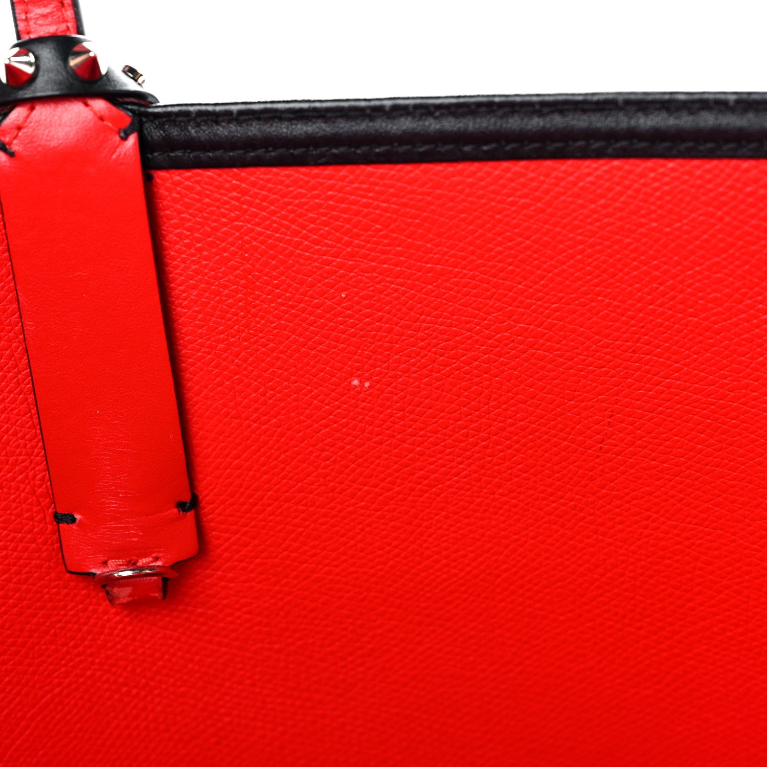 Christian Louboutin Calfskin In Love East West Cabata Tote Black Multicolor 16 of 21
