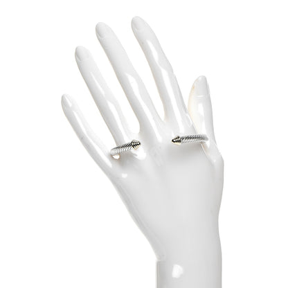 David Yurman Sterling Silver 14K Yellow Gold 5mm Cable Classics Bracelet 2 of 4
