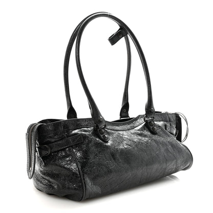 Balenciaga Agneau Arena Classic Hardware East West Le City Black 3 of 9