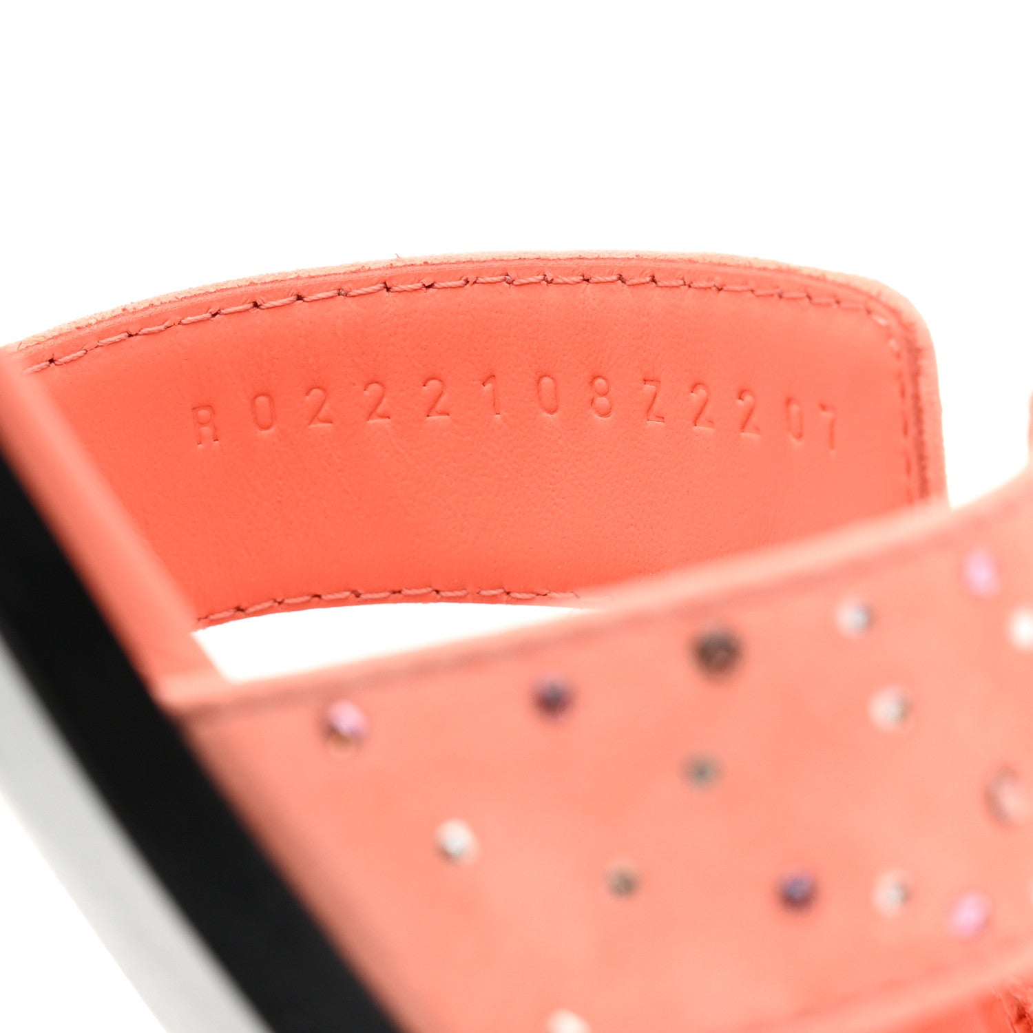 Hermes Suede Goatskin Rhinestone Oran Sandals 40 40 Orange Joey 6 of 9