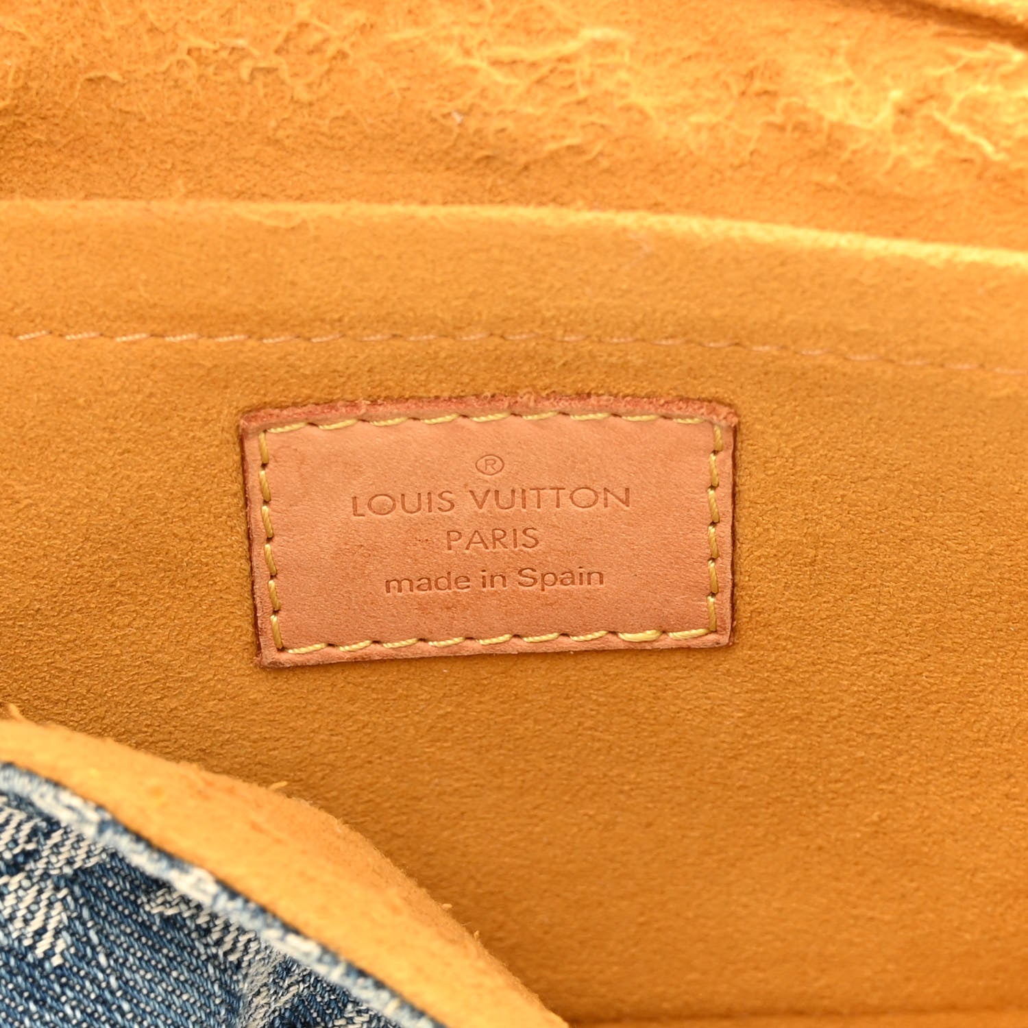 Louis Vuitton Monogram Denim Mini Pleaty Blue 6 of 10