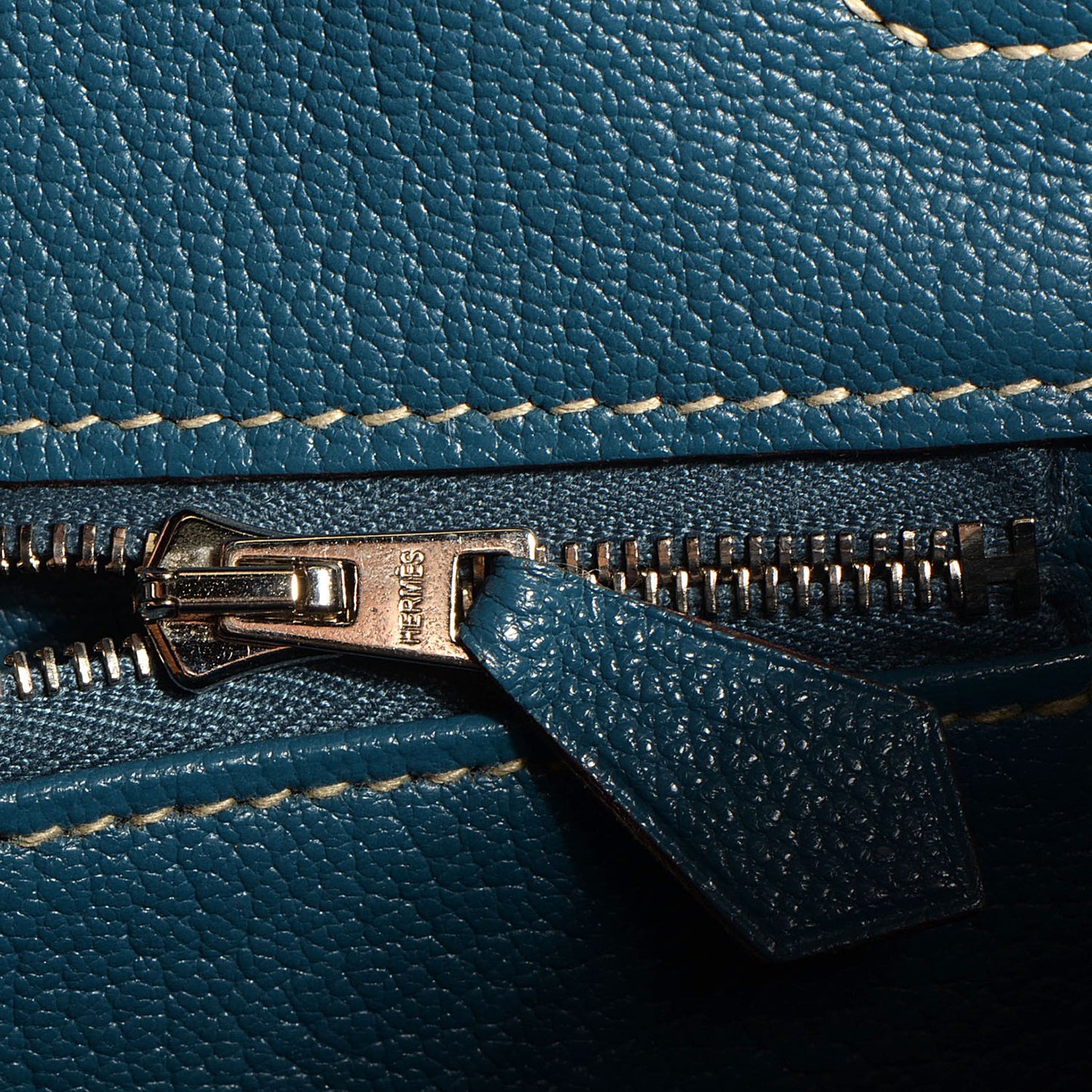 Epsom Candy Birkin 35 Etain Bleu Thalassa