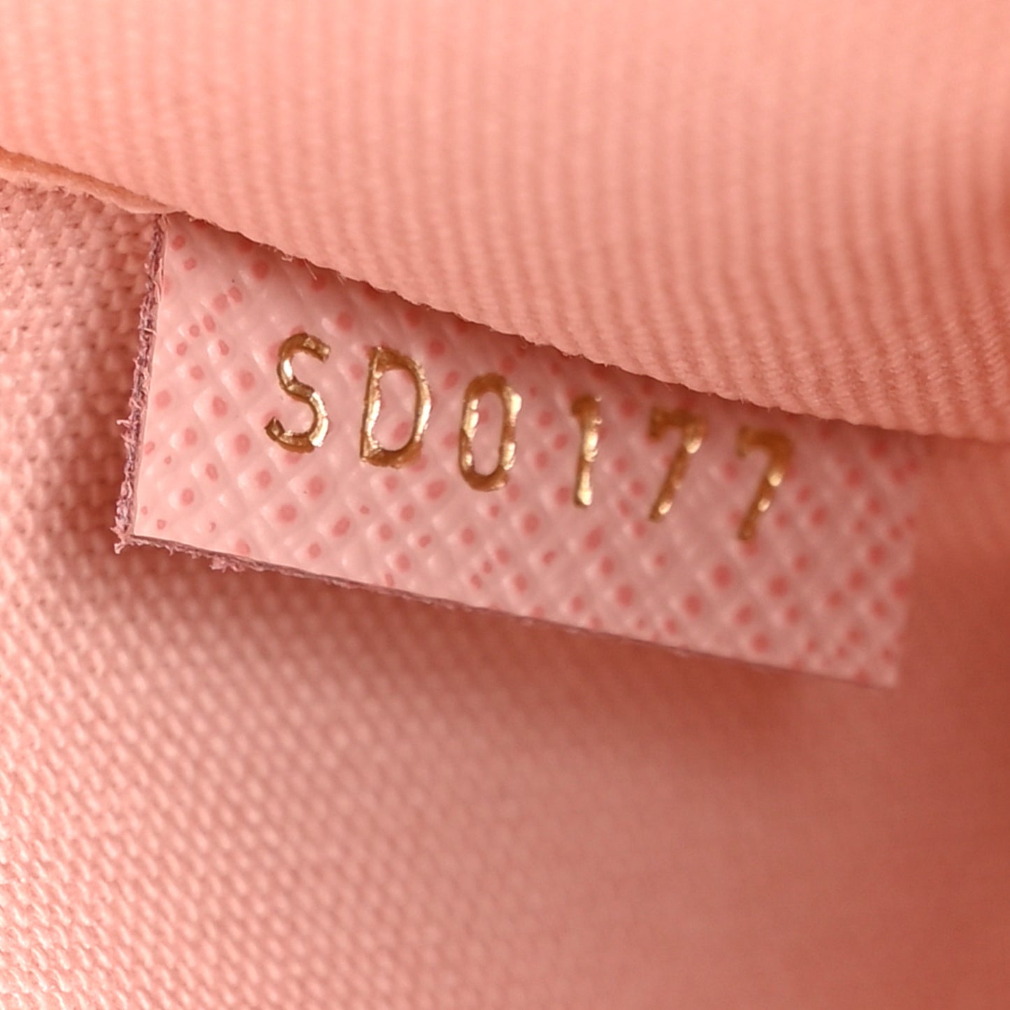 Damier Azur Pochette Felicie Chain Wallet Rose Ballerine