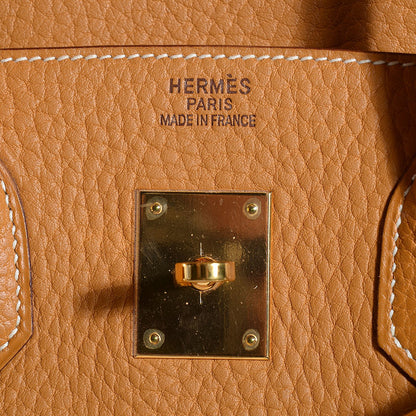 Hermes Fjord Birkin 35 Natural Sable 12 of 26