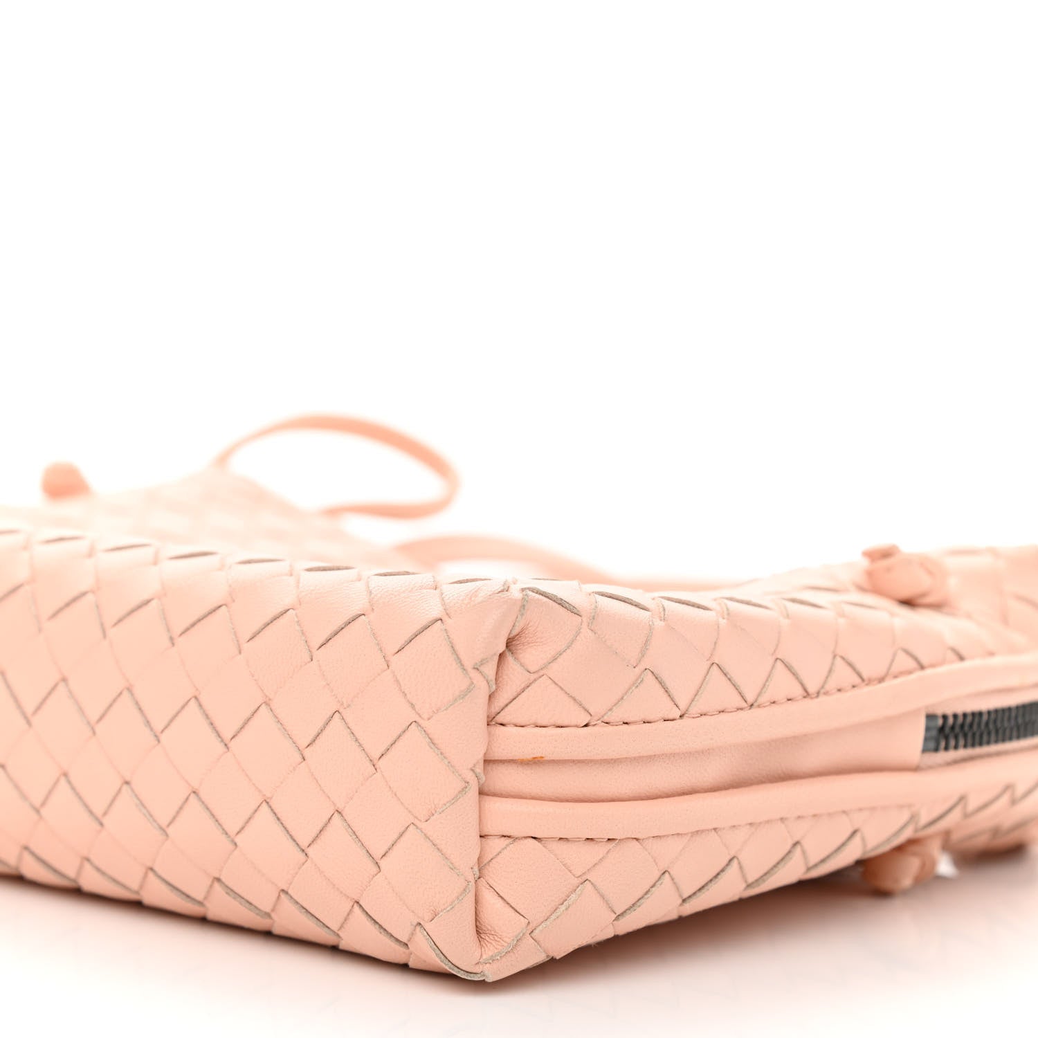 Bottega Veneta Nappa Intrecciato Nodini Crossbody Messenger Nude 8 of 12