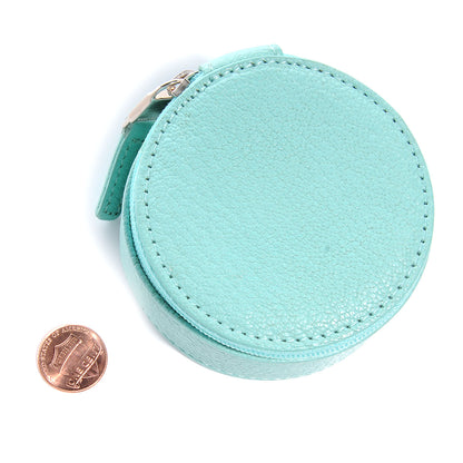 Tiffany Grain Leather Ultrasuede Lining Jewelry Case 3 of 7