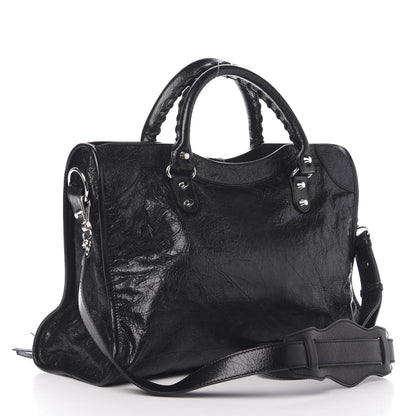 Balenciaga Agneau Classic Silver Hardware City Black 2 of 9
