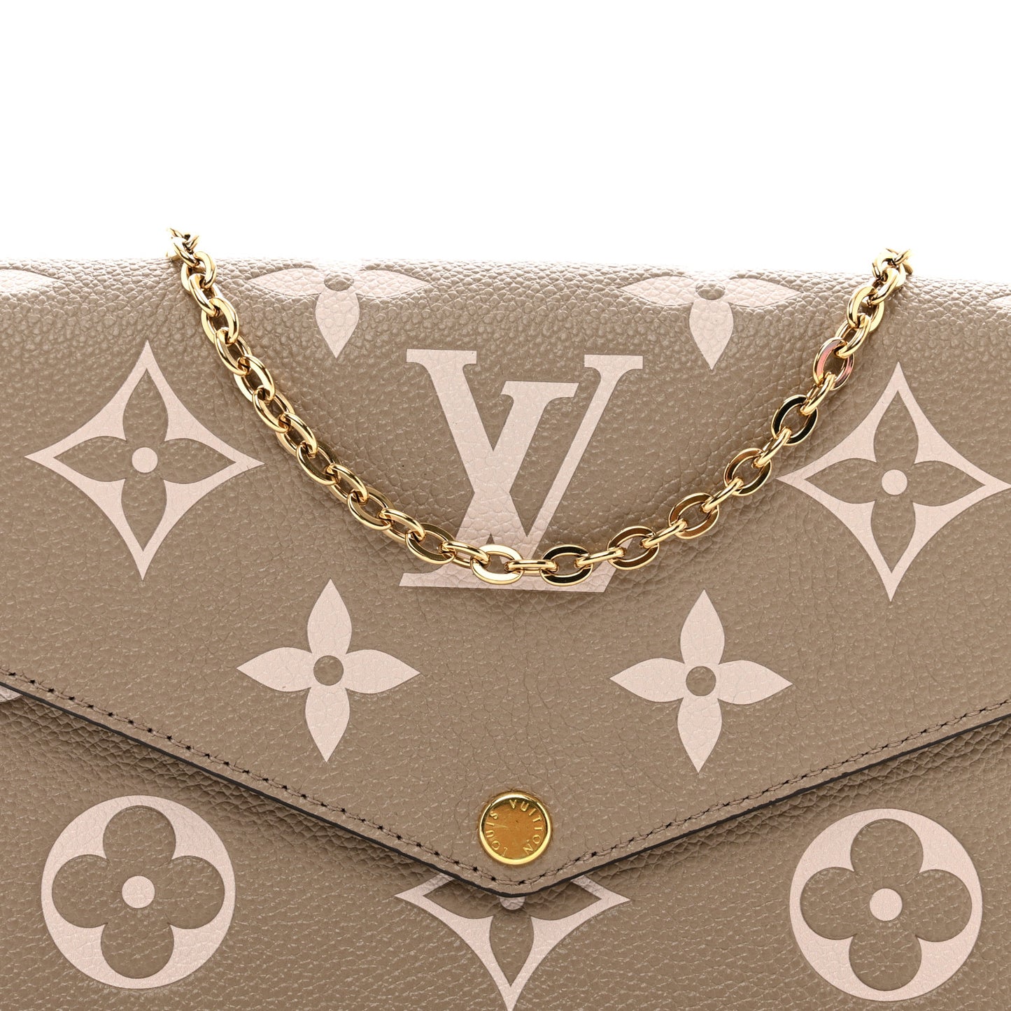 Empreinte Monogram Giant Felicie Pochette Tourterelle Creme