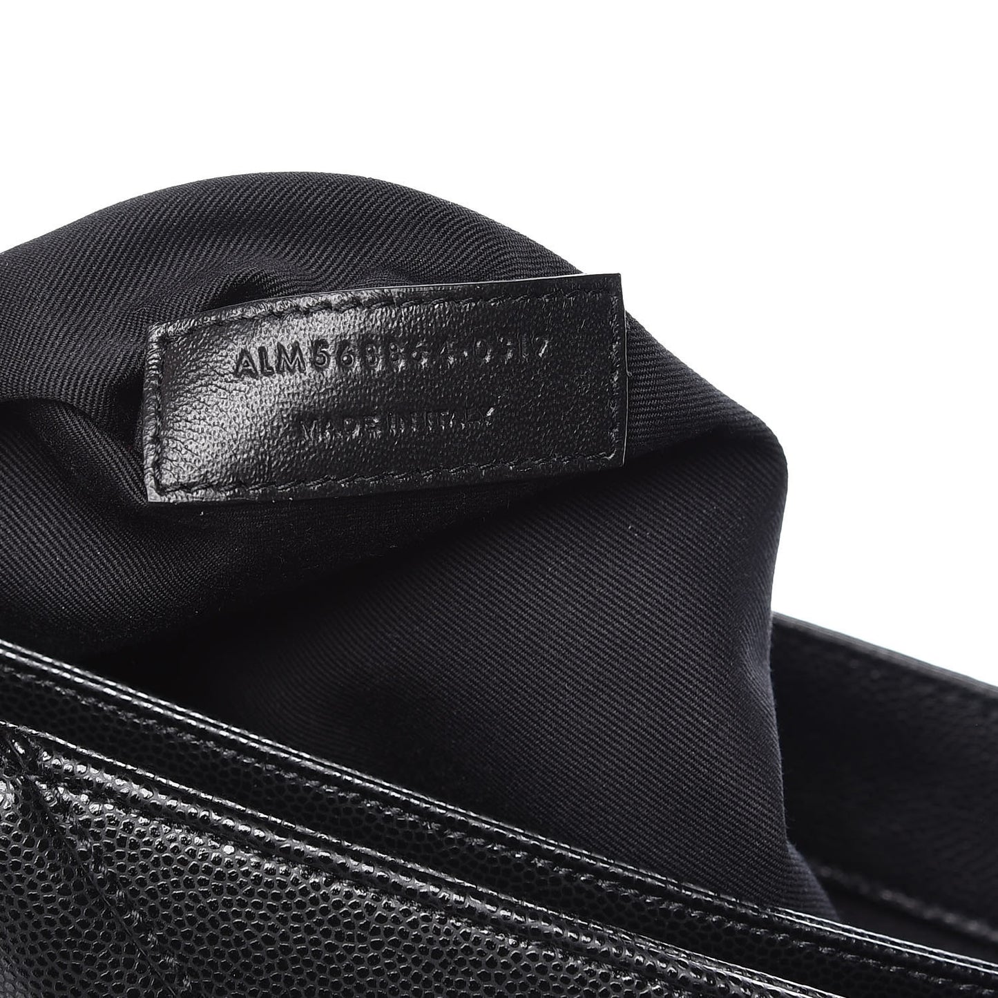 Grain De Poudre Matelasse Chevron Medium Tribeca Shopping Bag Black