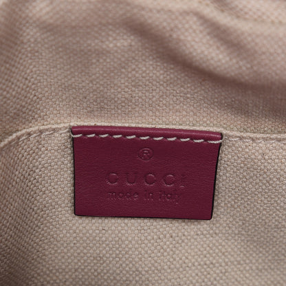 Gucci Guccissima Signature Mini Bree Messenger Bag Peonia Flower 6 of 8