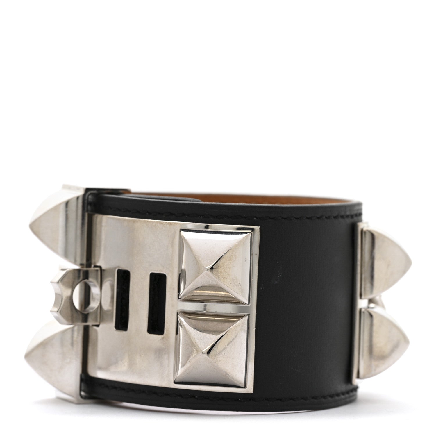 Hermes Box Collier de Chien CDC Bracelet S Black 3 of 5