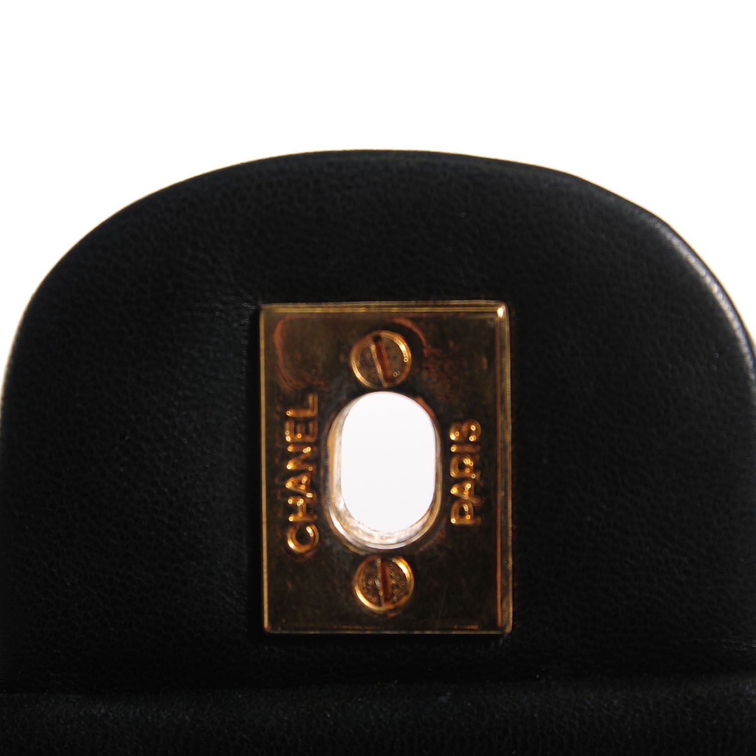 Chanel Lambskin Quilted Medium Double Flap Black 6 of 9