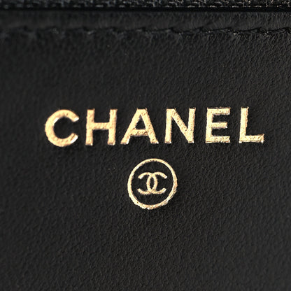 Chanel Lambskin Quilted Trendy CC Wallet On Chain WOC Black 7 of 11