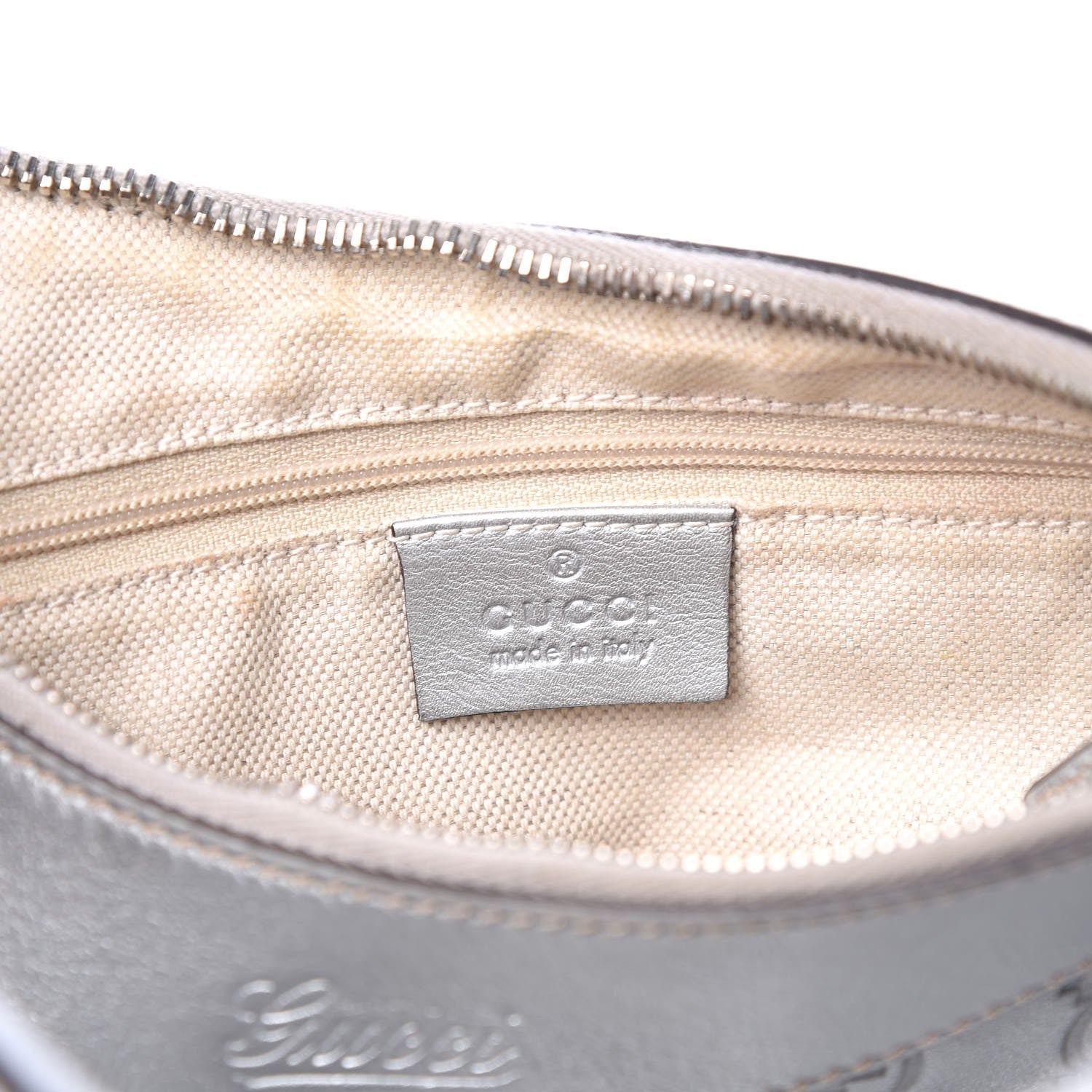Gucci Guccissima Medium D Gold Hobo Silver 6 of 20