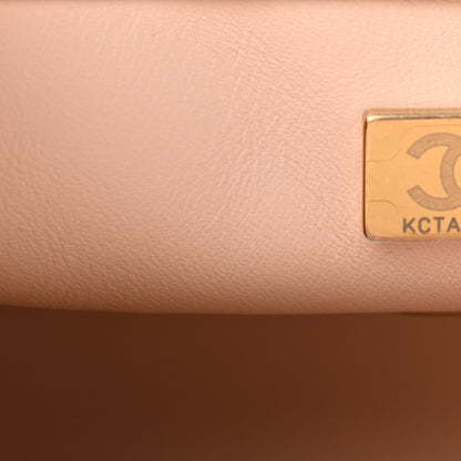 Chanel Lambskin Quilted Mini Rectangular Pearl Crush Flap Light Beige 7 of 10