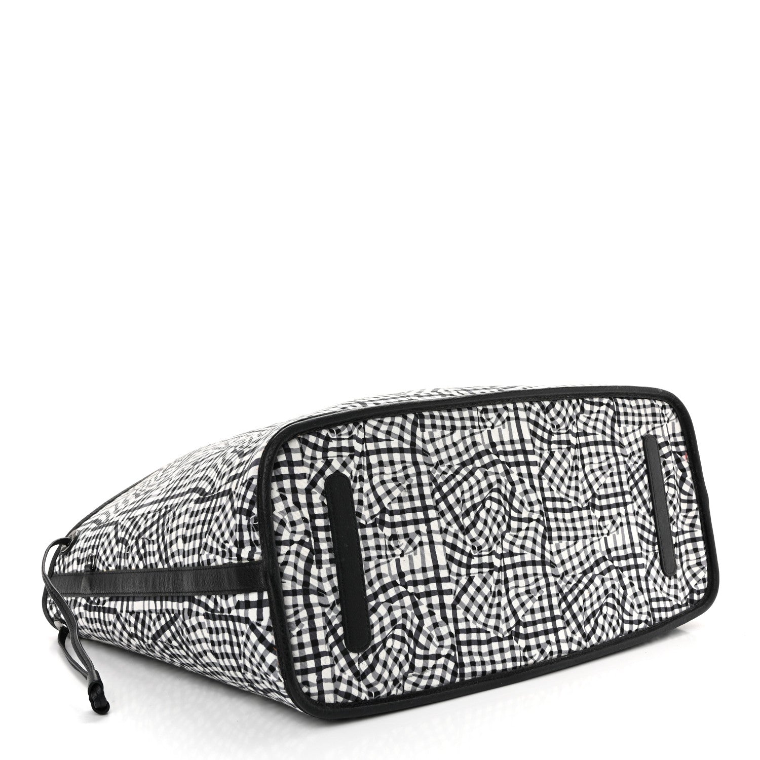 MCM Visetos Large Liz Reversible Shopper Tote Black 8 of 19