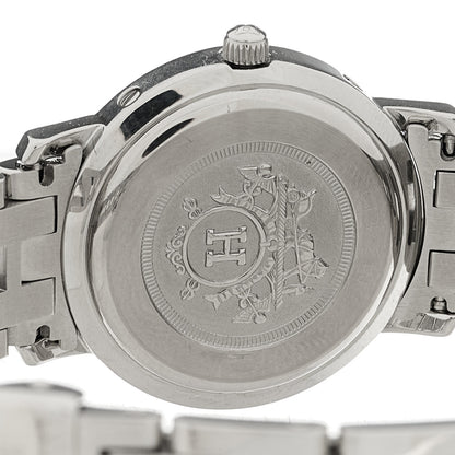 Hermes Stainless Steel 24mm Clipper Quartz Watch Grey 4 of 4