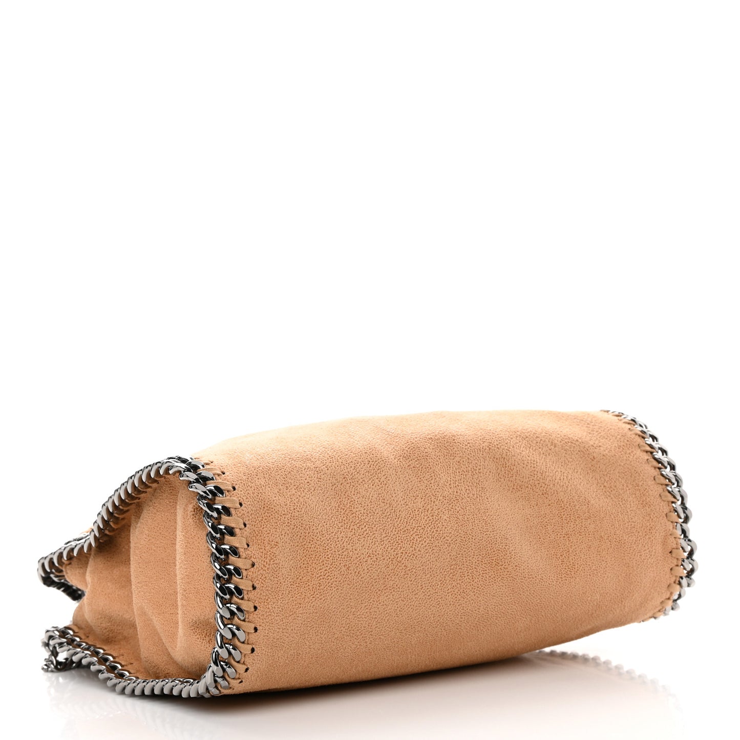 Shaggy Deer Mini Falabella Fold Over Tote Beige