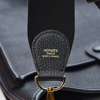 Hermes Taurillon Clemence Evelyne III PM Black 8 of 12