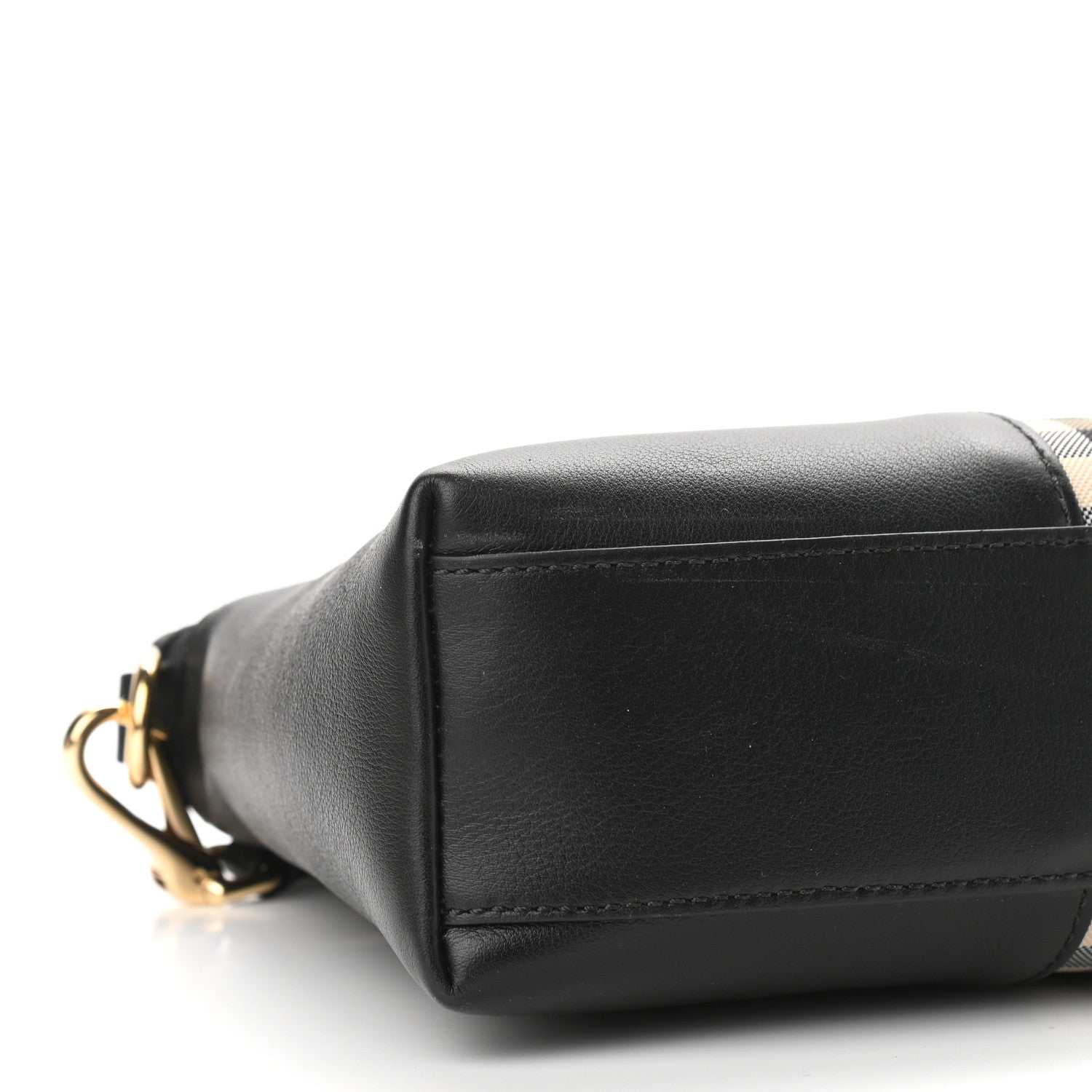 Burberry Horseferry Check Small Chichester Crossbody Clutch Bag Black 9 of 10