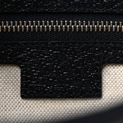 Gucci GG Supreme Monogram Textured Dollar Calfskin Web Small Jackie 1961 Hobo Beige Blue 6 of 10