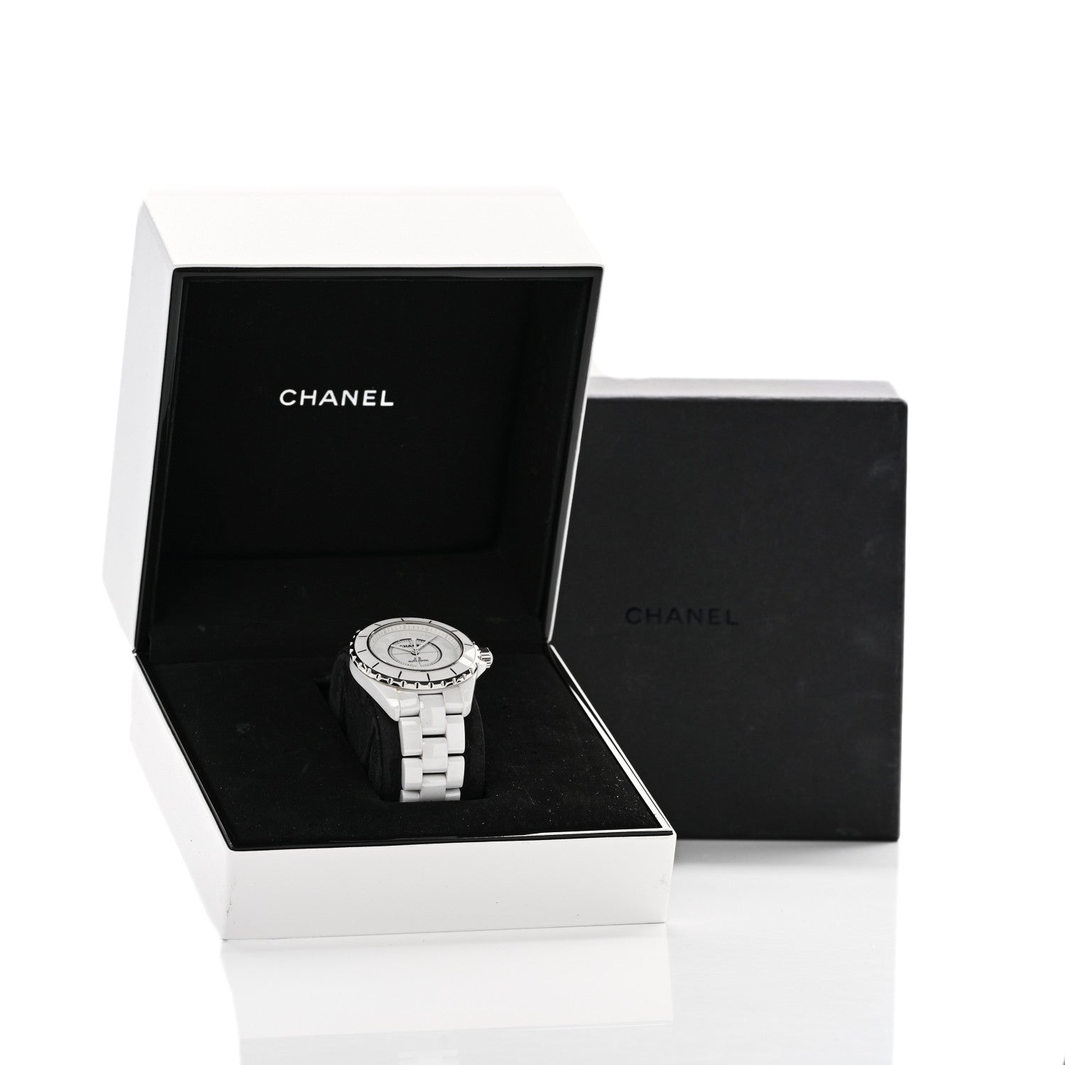 Chanel Stainless Steel Ceramic 38mm J12 Phantom Automatic Watch White 5 of 5