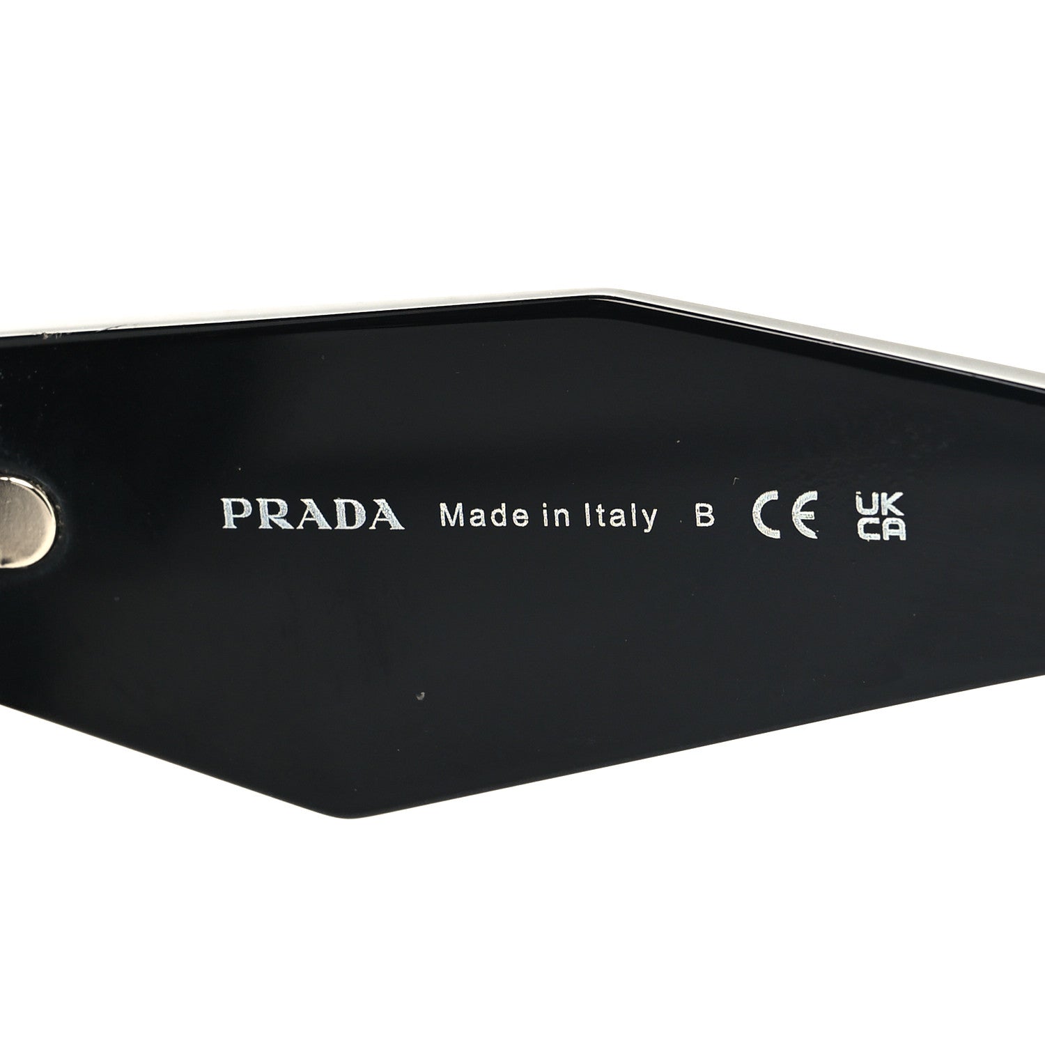 Prada Acetate Symbole Sunglasses SPR 08Y Black 5 of 7