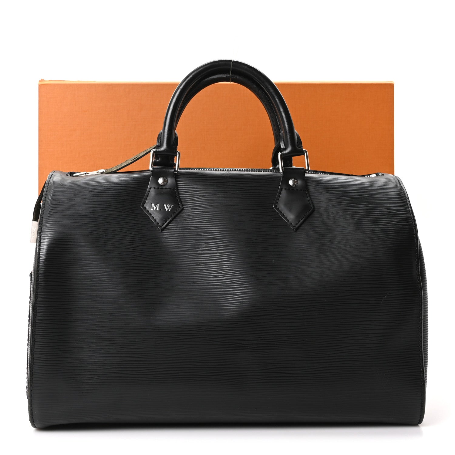 Louis Vuitton Epi Speedy 30 Black 10 of 10