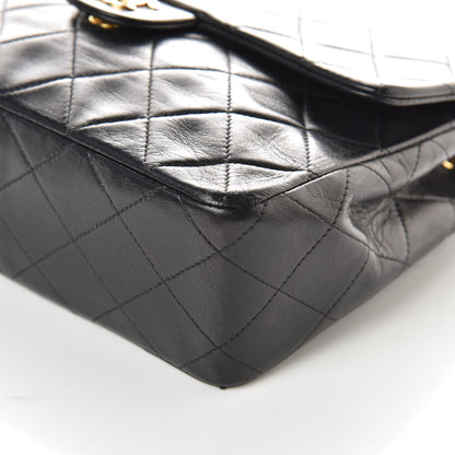 Chanel Lambskin Quilted Mini Square Flap Black 9 of 10